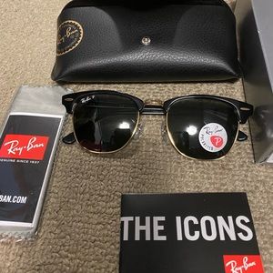 Rayban RB-3016 clubmaster sunglasses